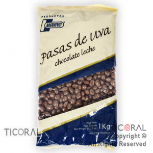 PASAS DE UVA CHOCOLATE LECHE X 1KG ARGENFRUT